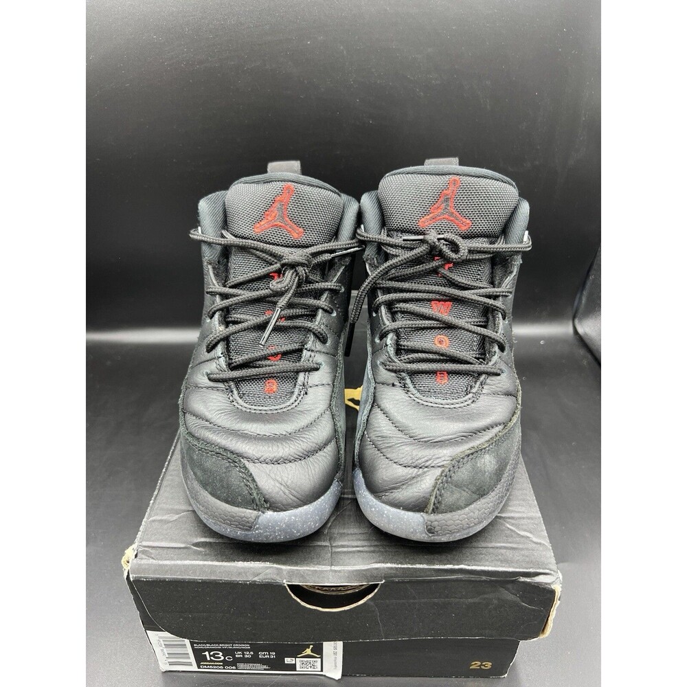 Jordan 12 Retro Utility Toddler Sz 13C With Box No Insoles (DM5205-006) USED